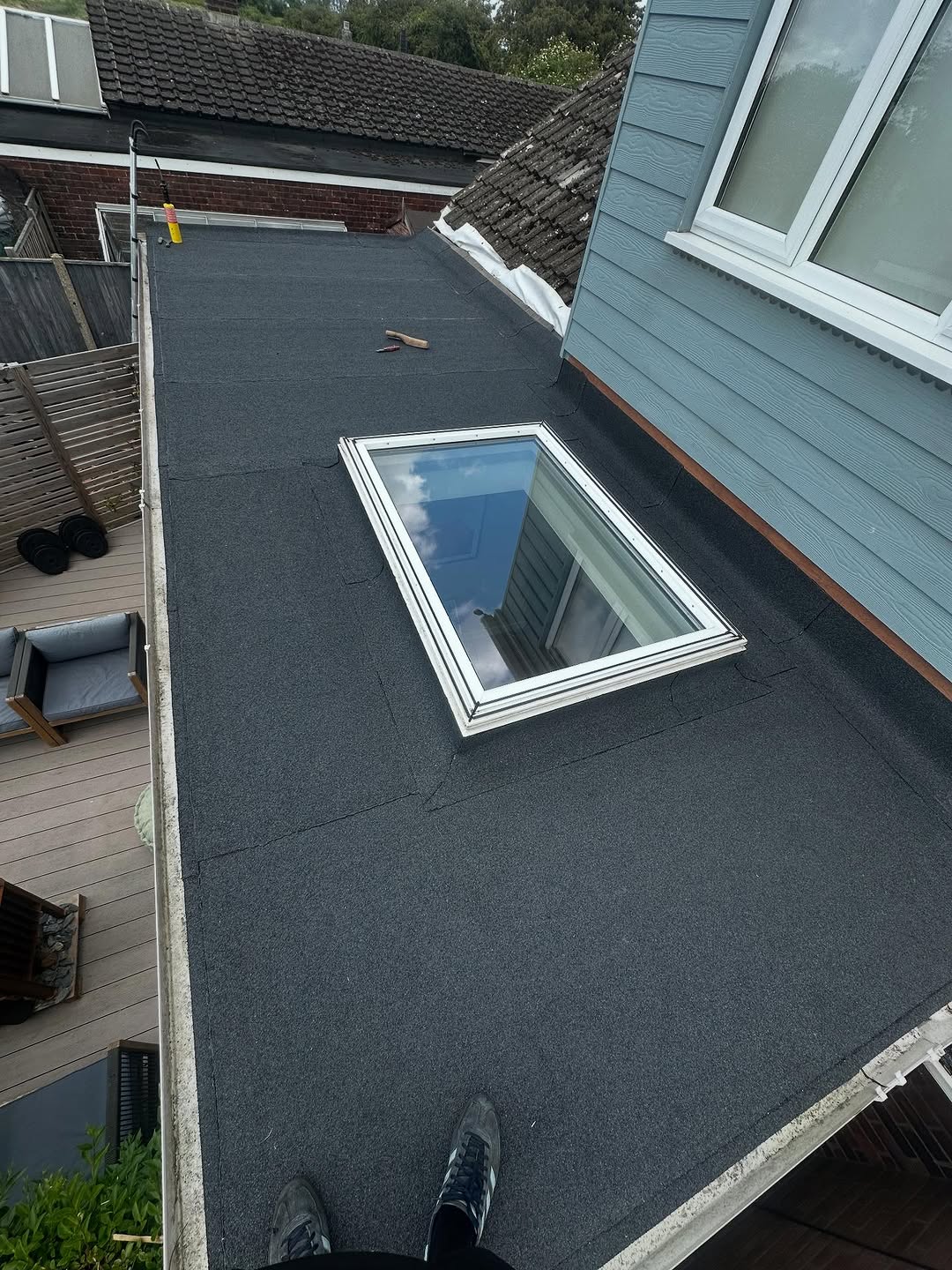 Another flat roof complete in Kessingland, enjoyed this one and looks amazing! complete with a 20 year manufacture guarantee ☀️🤝