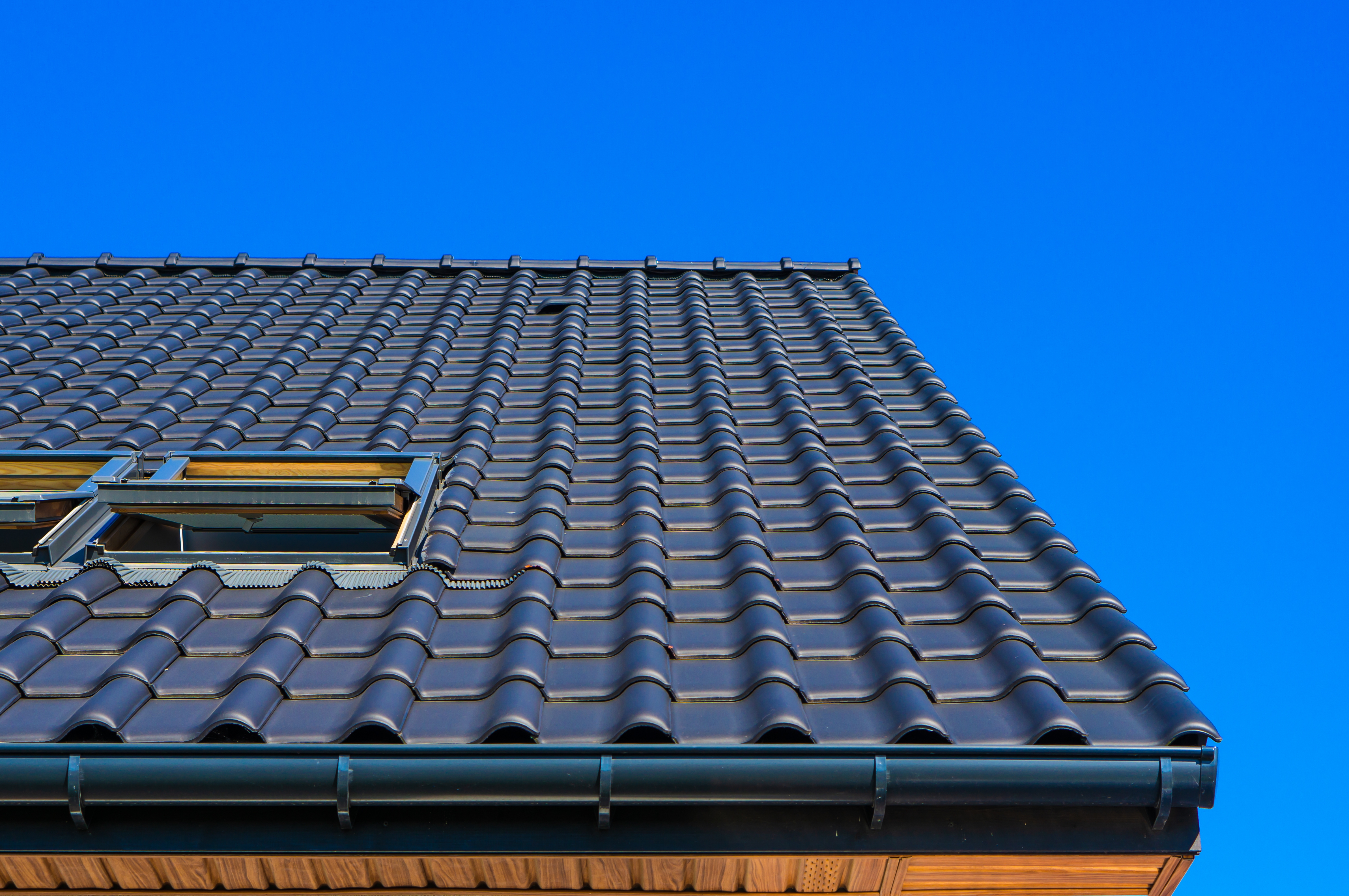Professional roofing work